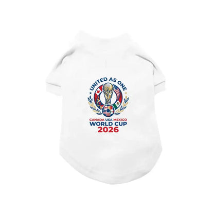 World Cup 2026 United as one Dog Football t Shirt - Poochie Fashion - 3