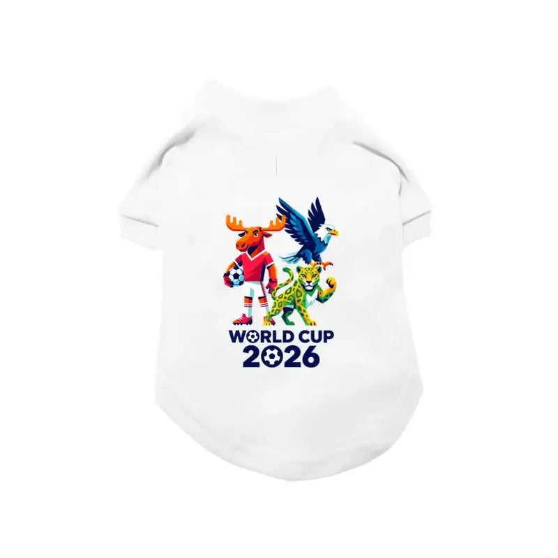 World Cup Fun Character Trio Dog Football t Shirt - Poochie Fashion - 3