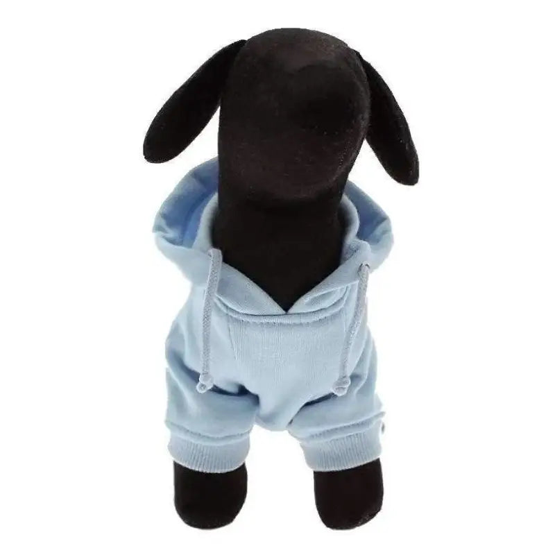 Worlds Cutest Puppy Dog Hoodie Sweatshirt In Baby Blue - Urban - 2