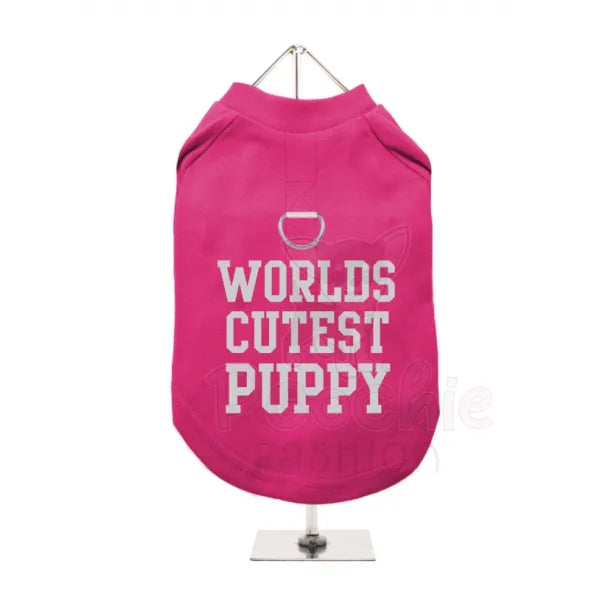 Worlds Cutest Puppy Harness Dog T-shirt - Urban - 3