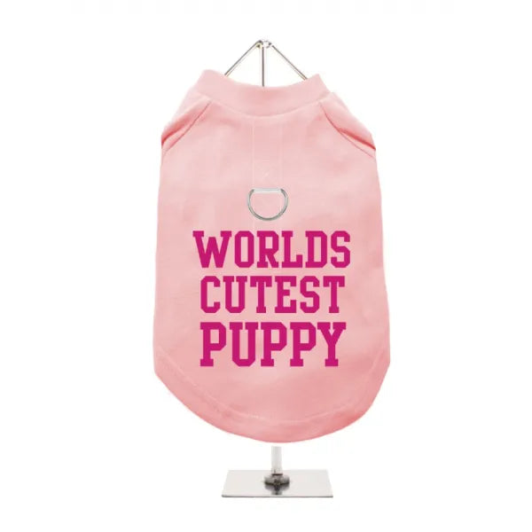 Worlds Cutest Puppy Harness Dog T-shirt - Urban - 1