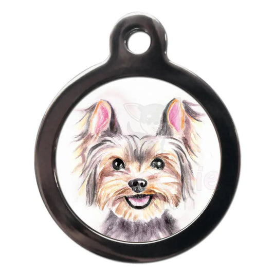 Yorkie Portrait Dog ID Tag - PS Pet Tags - 1