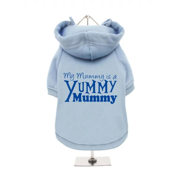 Yummy Mummy Dog Hoodie Sweatshirt - Baby Blue - Mum - 1