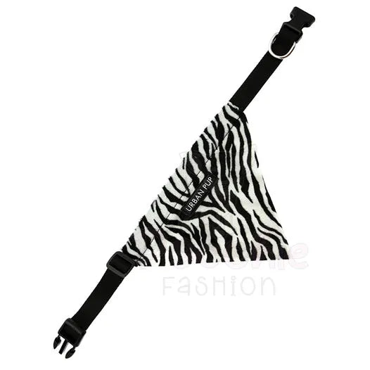 Zebra Dog Bandana Collar - Urban Pup - 2